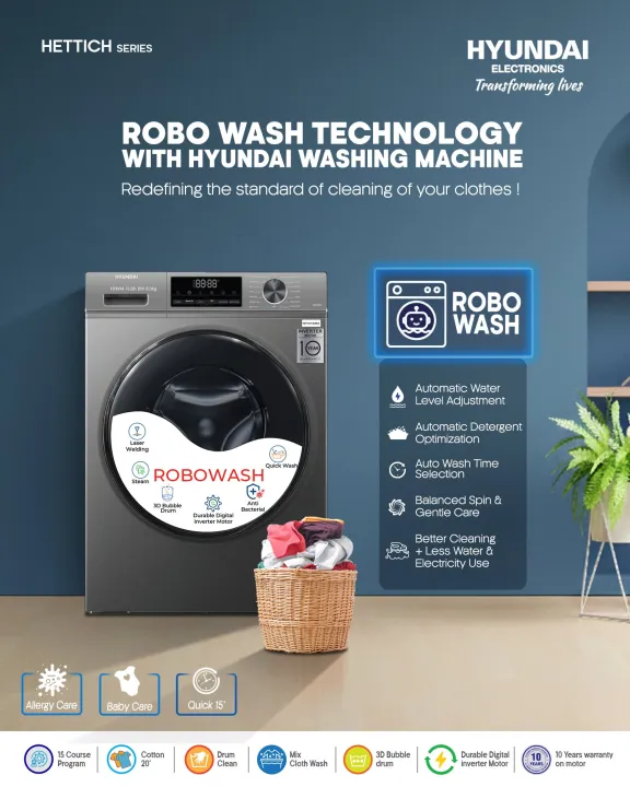 Hyundai%208kg%20Front%20Load%20Washing%20Machine%20HYWM-FL08-BIH%20%7C%20Robowash%20Technology%20%7C%20BLDC%20Inverter%20Motor%20%7C%20LED%20Display%20%7C%2015%20Wash%20Programs%20%7C%20Energy%20Efficient%20-%20Image%204