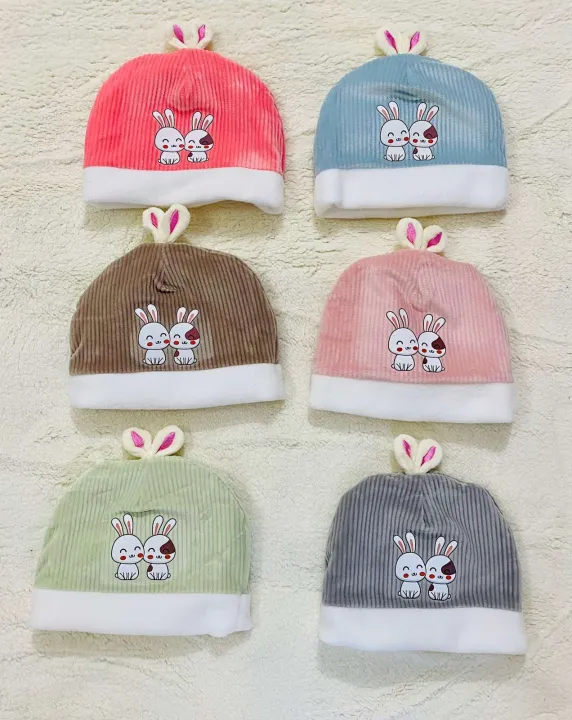 KidsSansar%20-%20Baby%20Cotrise%20Topi%20Rabbit%20Ear%20Cap%20-%20Image%202