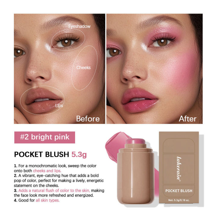 Lakerain%20Pocket%20Blush,%20On-the-go%20Cream%20Blusher,%20Waterproof%20and%20High%20Pigmented,%20Lightweight%20and%20Silky%20Blush%20with%20Glowy%20Finish,%20Face%20Makeup%20-%20Image%205