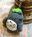 Handmade Crochet Key Ring/ Key Chain (Totoro). 
