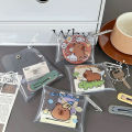 Cute Capybara Coin Storage Bag Transparent Coin Purses Cartoon Lovely PVC Wallet Watty Store. 