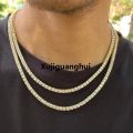 Xujiguanghui ShopSphere ARTPHRO Tennis Necklace for Women and men copper chain non easy tarnish couple necklace gift for gf/bf and best friend. 