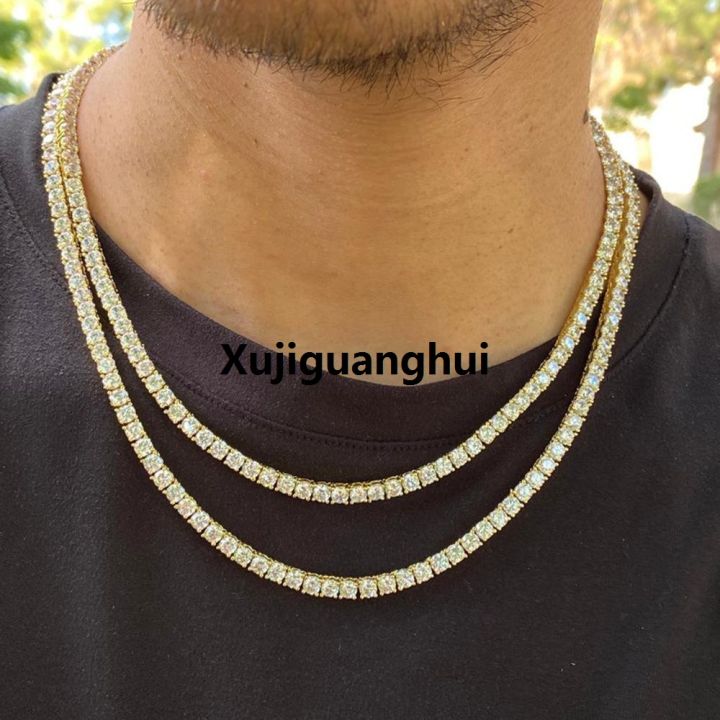Xujiguanghui%20ShopSphere%20ARTPHRO%20Tennis%20Necklace%20for%20Women%20and%20men%20copper%20chain%20non%20easy%20tarnish%20couple%20necklace%20gift%20for%20gf/bf%20and%20best%20friend%20-%20Image%205