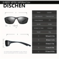 DISCHEN New style DUBERY Polarized UV400 Protection Sunglasses For Men And Women 10 Colors Model 135. 