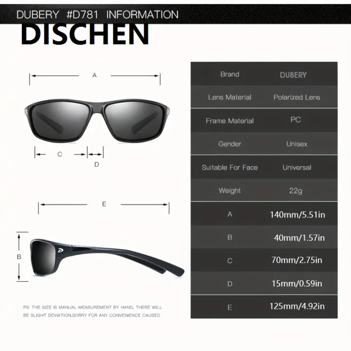 DISCHEN%20New%20style%20DUBERY%20Polarized%20UV400%20Protection%20Sunglasses%20For%20Men%20And%20Women%2010%20Colors%20Model%20135%20-%20Image%202