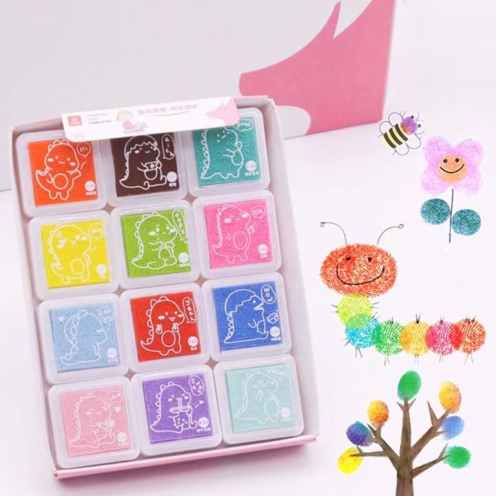 Gift 6/12/24 Color Finger Paint Set Drawing Coloring Books Handmade ...
