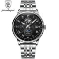 POEDAGAR brand new luxury sports waterproof stainless steel quartz men's watch. 
