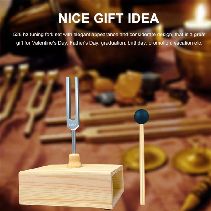 10X%20528Hz%20Tuning%20Fork%20with%20Resonance%20Box,%20Aluminum%20Alloy,%20Wooden%20Speaker,%20Perfect%20for%20SPA%20Aromatherapy%20-%20Image%204