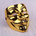 Golden Hackers Mask V For Vendetta Halloween Face Mask Costume Cosplay Party | Green Hacker Cosplay Mask. 