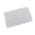 Epoxy Resin Keychain Making Set Drop Glue Ornament Molds Silicone Molds Kit 26 Letters Alphabet Molds Casting Molds. 