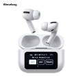 Wenefang Airpods Pro 2 Full Touch Screen Display Wireless Earbuds With ANC/ENC Double Dark Noise Reduction 2025 New A9 Pro Touch Control Airpods with Display Premium Quality Airpods Pro 2nd Generation. 
