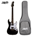 Jet Guitars JS 500 BLS Roasted Maple Sparkle Black w/ Gigbag. 