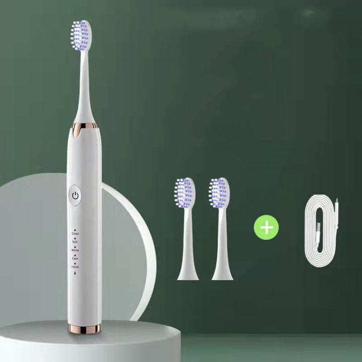 New style 【JOY KKDid mall】Powerful Electric Toothbrush USB Charge Rechargeable Tooth Brush Washable Electronic Whitening Teeth Brush Head