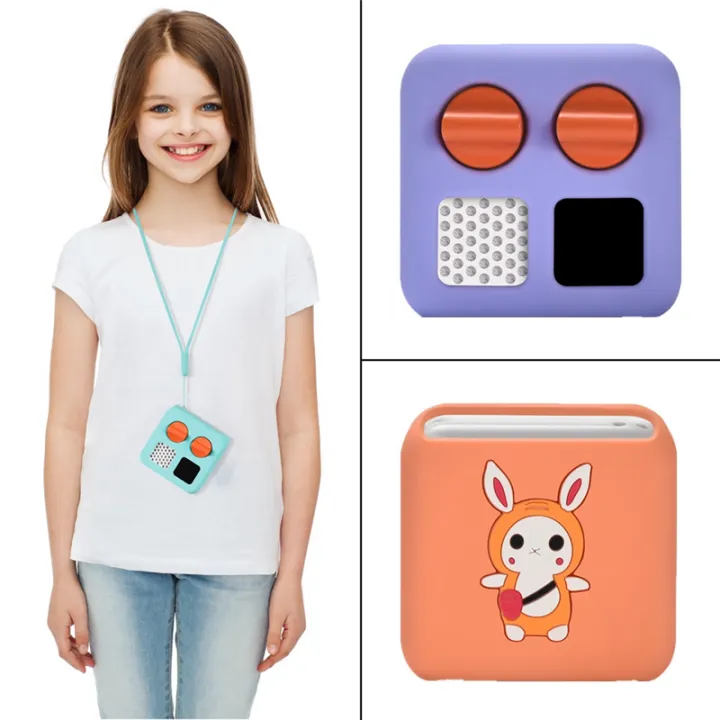 For%20Mini%20Protective%20Case%20Kids%20Audio%20Player%20Protective%20Case%20Story%20Machine%20Protective%20Cover%20,Purple%20-%20Image%204