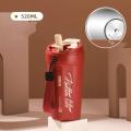 Stainless Steel Coffee Mug 520ML Thermos Cup Leak Proof Portable Travel Thermal Cup Water Bottle. 