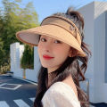Face Mask UVUV Sun Hat New Korean Style Ladies Summer Beach Sun Hat Protective Wide Brim Outdoor Sun Hat. 
