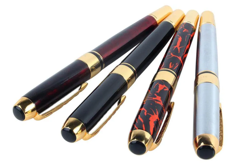 4PCS Assorted Colors Jinhao X159 Acrylic Fountain Pen Set, Size 8 Extra Fine Nib Classic Design Smooth Writing Pen with Converter 並行輸入品 : 4PCS Assorted Colors Jinhao X159 Acrylic Fountain Pen