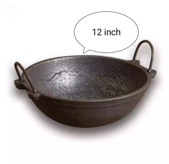 Nepali%20Traditional%20Cast%20Iron%20Kadai%2012%20Inch%20(Kalo%20Kit%20Kadai)%20-%20Image%202