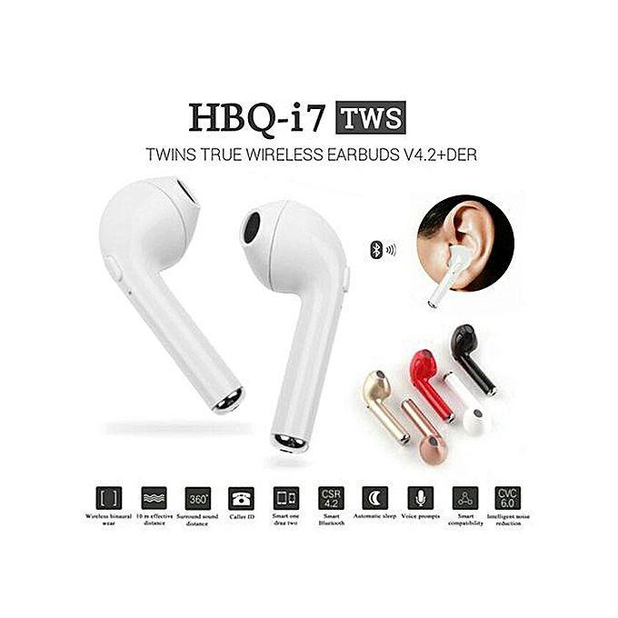 Hbq%20I7%20Tws%20Twins%20(Dual%20L/R)%20True%20Wireless%20Earbuds%20Mini%20Bluetooth%20V4.2+Edr%20-%20Image%204