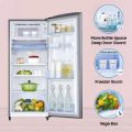 Samsung 192 Litres Direct Cooling Single Door Refrigerator (Silver Grey). 