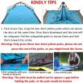 Automatic Waterproof Double Layer Quick Setup Camping Tent (3-4 person) With Uv Protection. 
