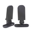 1 Pair Lightweight Quick Release Bike Rear Pedals Aluminium Alloy Non-Slip Bike Pegs Universal Foldable Ebike Pegs for Electric Bicycle. 
