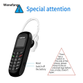 Wenefang star B phone with ear hook phone L8Star BM 70 mini phone Bluetooth universal wireless ear dialer GtM70 small GSM phone. 
