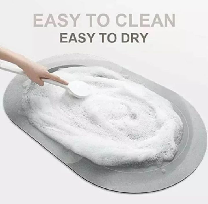 Bathroom Mat, Doormat, Bathroom Carpet. Cushion Mat Super Absorbent Soft Carpet for Home, Office