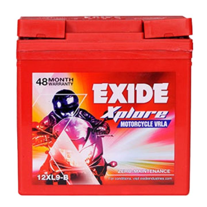 Exide 12XL9-B Battery Ah Xplore (Pulsar 220,Pulsar 150 Old Model