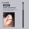 MAANGE 6Pcs Earpick Stainless Steel Ear Wax Remover Earplugs Ear Cleaning Tool Set With Storage Box MAG3047. 