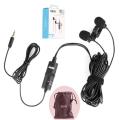 BoyaBY-M1DM Dual Omni-directional Lavalier Mic. 