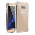 Samsung S7 Edge Cover (Curve Display Model) Clear Transparent Shockproof Soft Tpu Cover Case. 