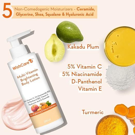 WishCare%20Multi-Vitamin%20Brightening%20Body%20Lotion%20-%205%25%20Vitamin%20C,%205%25%20Niacinamide(B3),%20Panthenol(B5),%20Vitamin%20E,%20Turmeric%20&%20Kakadu%20Plum%20-%20For%20Men%20&%20Women%20-%20200%20Ml%20-%20Image%202