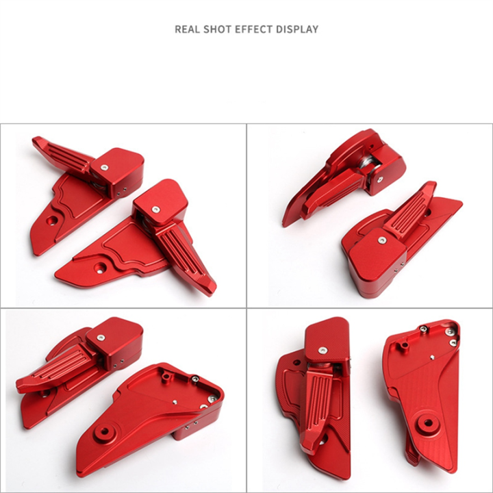 Kqueebee%20Motorcycle%20Automatic%20Extension%20&%20Fold%20Rear%20Foot%20Pedal%20Foldable%20for%20Primavera150%20Sprint%20150%20Black+Red%20-%20Image%207