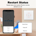 WIFI Smart Touch Switch Smart Life App Remote Control Tuya EU 40A 8000W for Home B. 