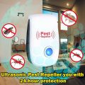 Ultrasonic Electronic Anti Mosquito Rat Bug Pest Control Repeller Killer Pest Control Repeller, Electric Wall Plug Ultrasonic Pest Repeller Electronic Plug-in Pest Control. 
