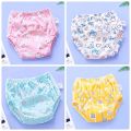 Baby Training Pants Reusable Diapers Leak-proof Waterproof Toddler Potty Pants (4 pcs). 