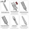 Polishing Nails MonjaPro Upgraded Salon Care File Electric Grinder Machine Grinder Drill Equipment Speed Adjustable. 