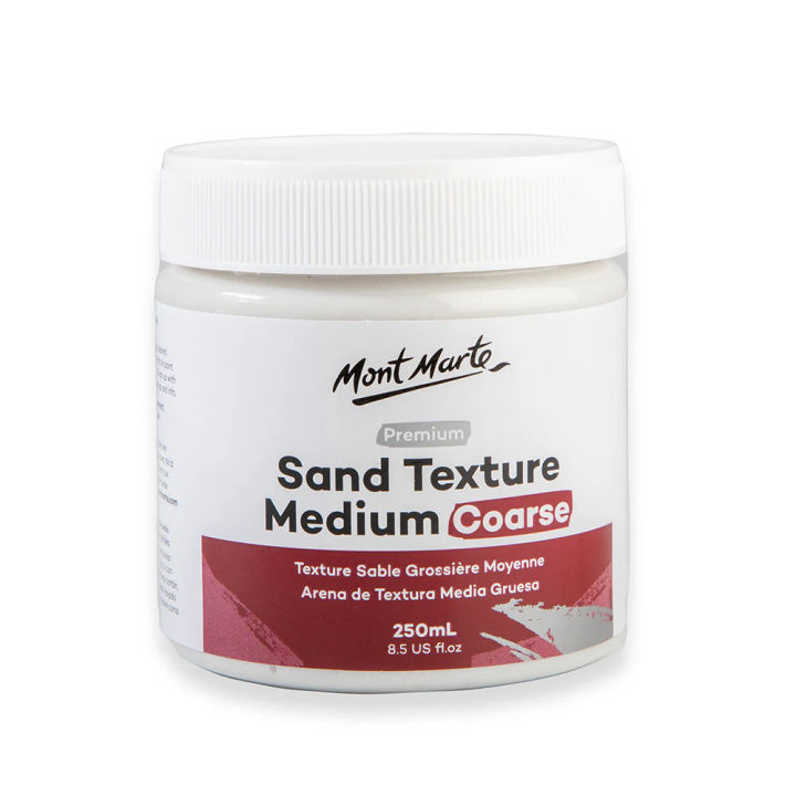 Mont Marte Sand Texture Medium Coarse Premium 250ml - MPA0043