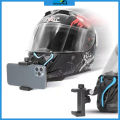 Helmet Chin Mount With Mobile And Action Camera Holder Bracket. 