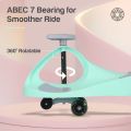R for Rabbit Iya Iya Ace Swing Car for kids- Non-Sliped Paddel, PU LED Wheels, Up to 50 Kgs Capacity (3yrs+), SCIIAB3 / SCIIAG3 / SCIIAP3. 
