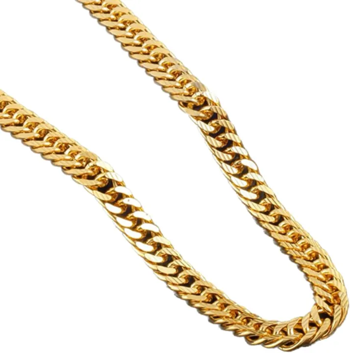 44 gm Adjustable 24K Gold-Plated Men’s Necklace – Heavy Chain Design ...