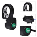 Electric Bicycle Horn Switch Button Scooter Horn Signal Switch Parts Accessories Button Cable Length: About 150cm. 
