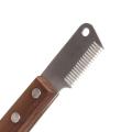 pcs Stainless Steel Comb Head Massage function for Cat,Dog Wooden Handle Dog Hair Remover Pet Comb Hair Stripping Comb Pet Grooming Tool. 