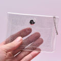 Glitter Transparent Waterproof PVC Card Holder Mini Wallet Girls Coin Purse MIRRORRR. 