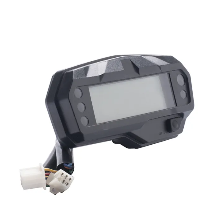XHHDQES%20Universal%20Motorcycle%20Lcd%20Digital%20Meter%20Speedometer%20Odometer%20Tachometer%201000RPM%20Gauge%20for%20FZ16%20-%20Image%202
