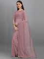 Self Design Bollywood Net Saree For Women. 