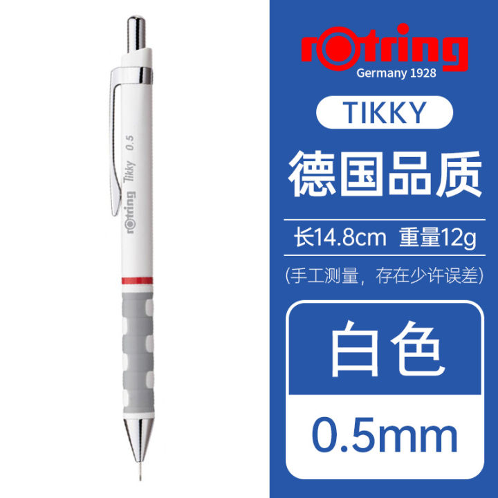 Vylon%201%20Rotring%20Tikky%20Mechanical%20Pencils%200.5/0.7mm%20Automatic%20Press%20Pencil%20Lightweight%20Plastic%20Body%20Triangular%20Barrel%20Hi-polymer%20Leads%20-%20Image%208