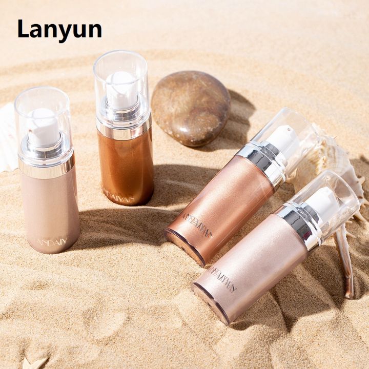 Lanyun%20HANDAIYAN%20Shimmer%20Liquid%20Face%20Body%20Highlighter%20Cream%20Waterproof%20Fashion%20Brighten%20Modification%20Concealer%20Makeup%20Cosmetic%20-%20Image%204