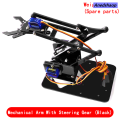Anedshaop SG90 MG90S 4 DOF Unassembly Acrylic Mechanical Arm Robot Manipulator Special Claw for Arduino UNO Maker Learning DIY Kit RC Robotic Arm. 